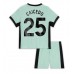 Chelsea Moises Caicedo #25 Babykleding Derde Shirt Kinderen 2023-24 Korte Mouwen (+ korte broeken)